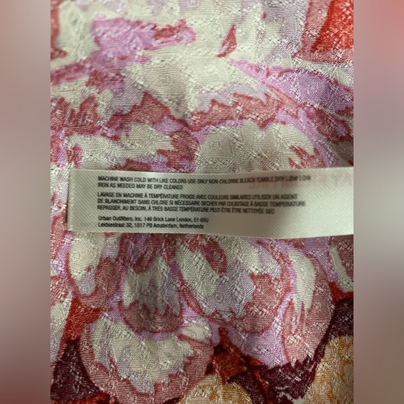 Free People Get To You Printed Maxi Floral Slip Dress Scarlet Combo - Small NWT - Picture 7 of 16